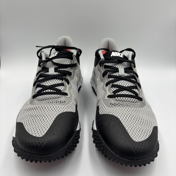Size 13 Nike Alpha Huarache Elite 3 Turf Light Smoke Grey Baseball CK0748-011 main image 6